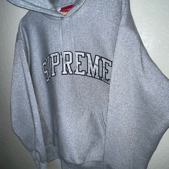 Supreme Metallic Arc Hooded Sweatshirt Size Large - Picture 5 of 12